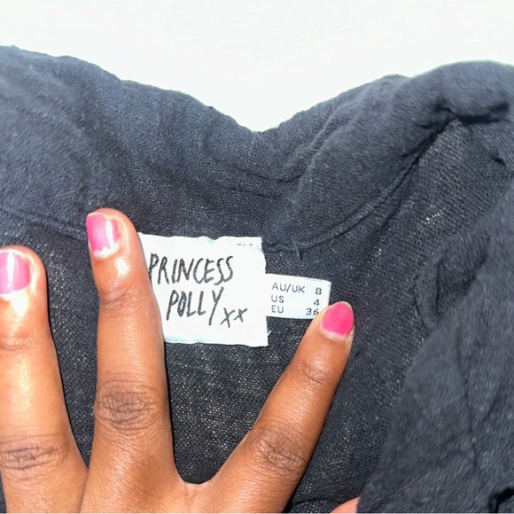 Black Princess Polly Romper - Picture 3 of 3